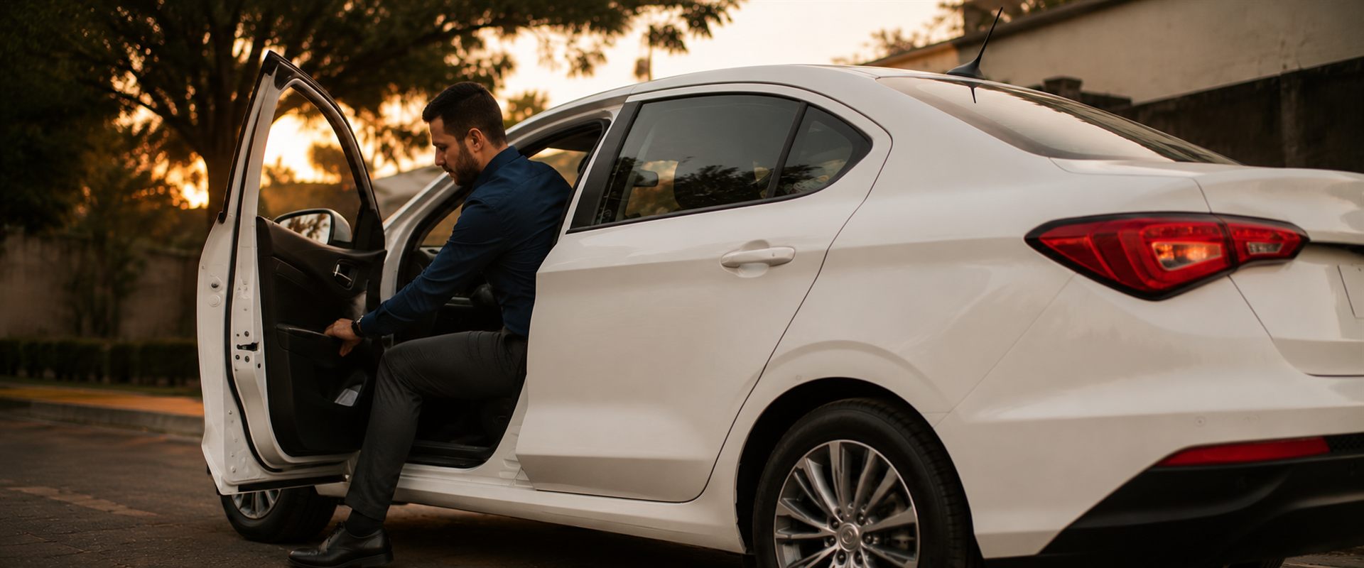Motorista da Uber Jales Diego a caminho de mais uma viagem